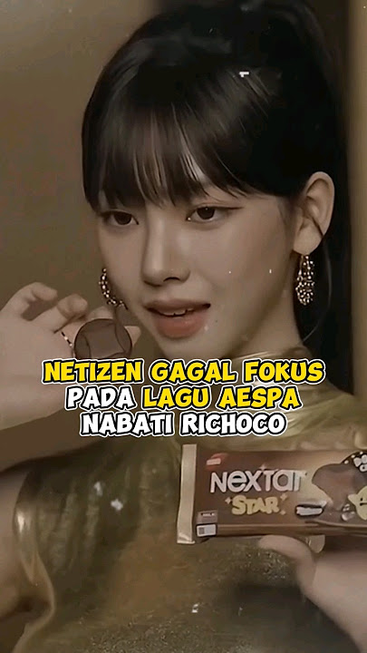 Netizen gagal fokus pada lagu Aespa Nabati Richoco #kpop #shorts