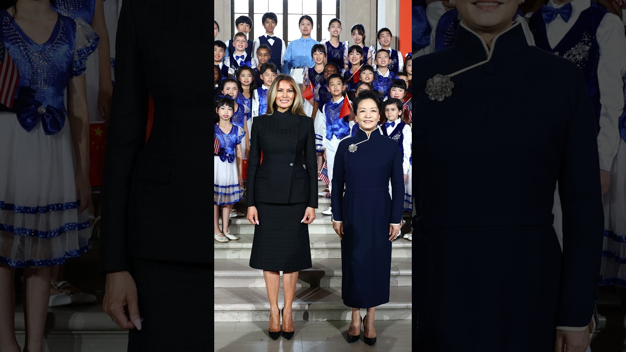 Melania Trump visits Smithsonian with China’s first lady
