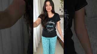 POV: You Just Found the Prettiest 'Blessed' Pajama Set 😍 #Shorts #womensnightwear