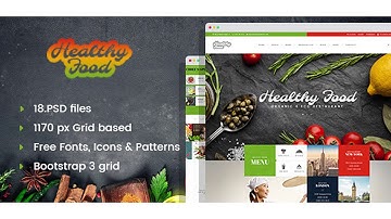 Healthy Food - Organic & Eco Restaurant | Themeforest Website Templates and Themes