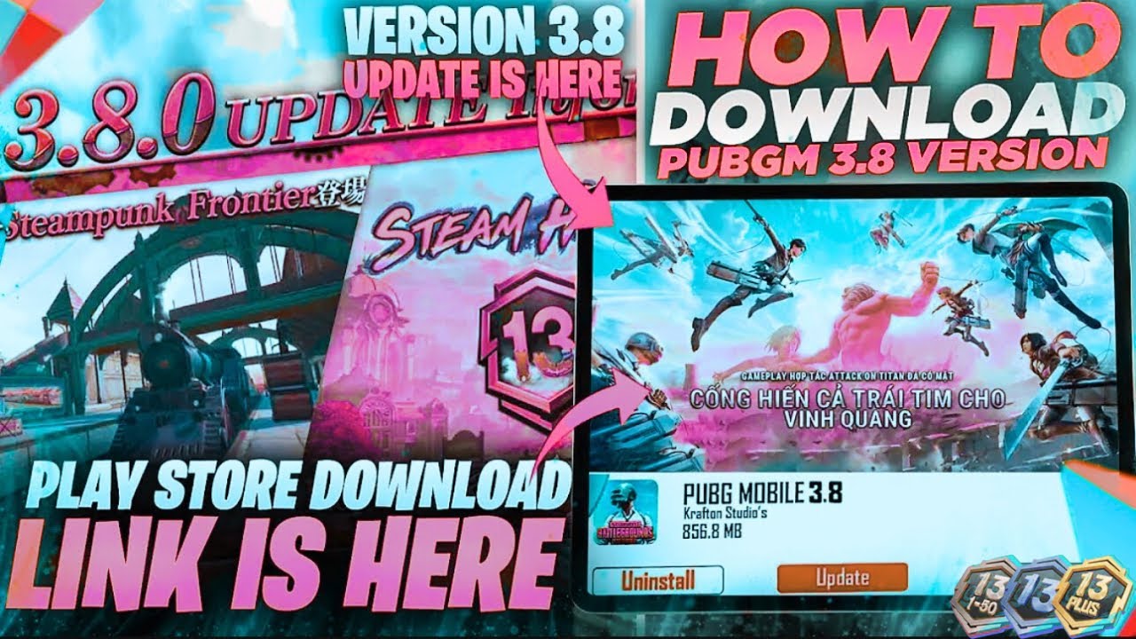 PUBG Mobile 3.8 Update Is Here | Official Patch Notes | How To PUBG Mobile Download 3.8 Version|