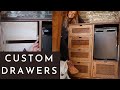 DIY Custom Kitchen DRAWERS | Solo Female Van Conversion