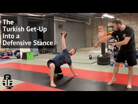 The Turkish Get-Up into a Defensive Stance