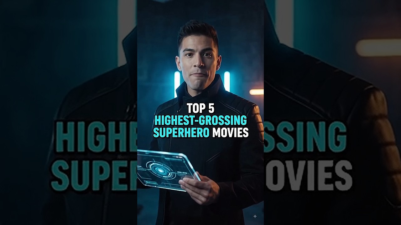 Top 5 Highest-Grossing Superhero Movies of All Time 🦸‍♂️💰#marvel #movie #shortvideo