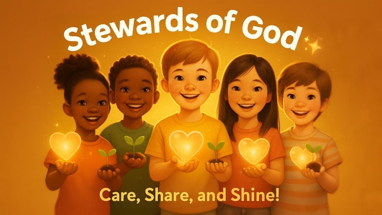 👉 Stewards of God 🌍✨ | Bible Song for Kids | Care, Share & Shine! | Bible Beats Blessings