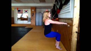 Lower body strength at the barre - thighs parallel feet