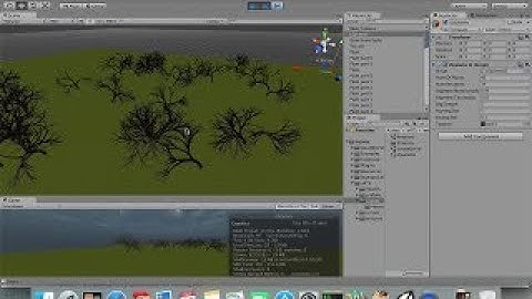 [Unity3d] uRTS: realistic L System trees