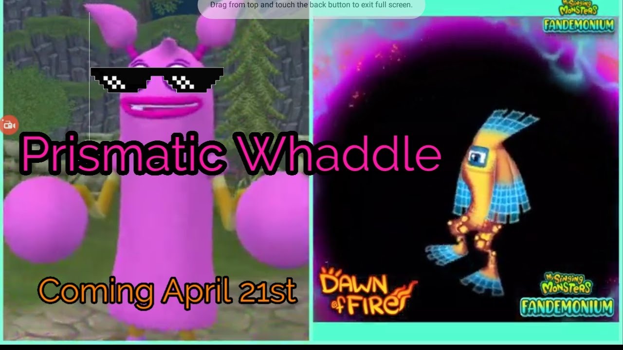 Prismatic Whaddle Coming soon!? (My Singing Monsters)