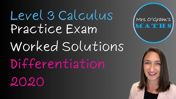 Differentiation Practice Paper 2020 - worked solutions