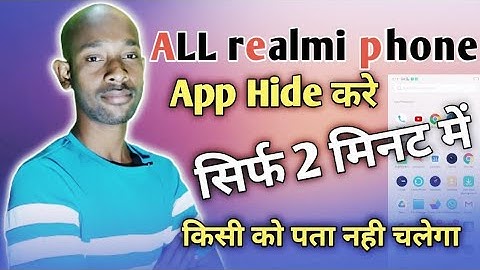 How to Hide & Unhide Apps in RealMe 2 and RealMe Other Devices