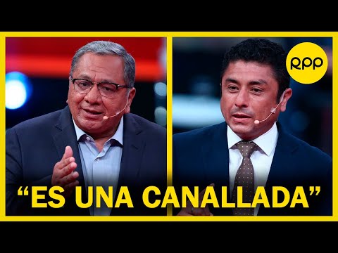 "Es una canallada": Carlos Anderson sobre moción de censura contra María del Carmen Alva