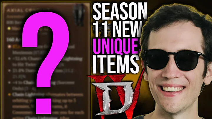 DIABLO 4 - SEASON 11 NEW UNIQUES: A DEEP DIVE