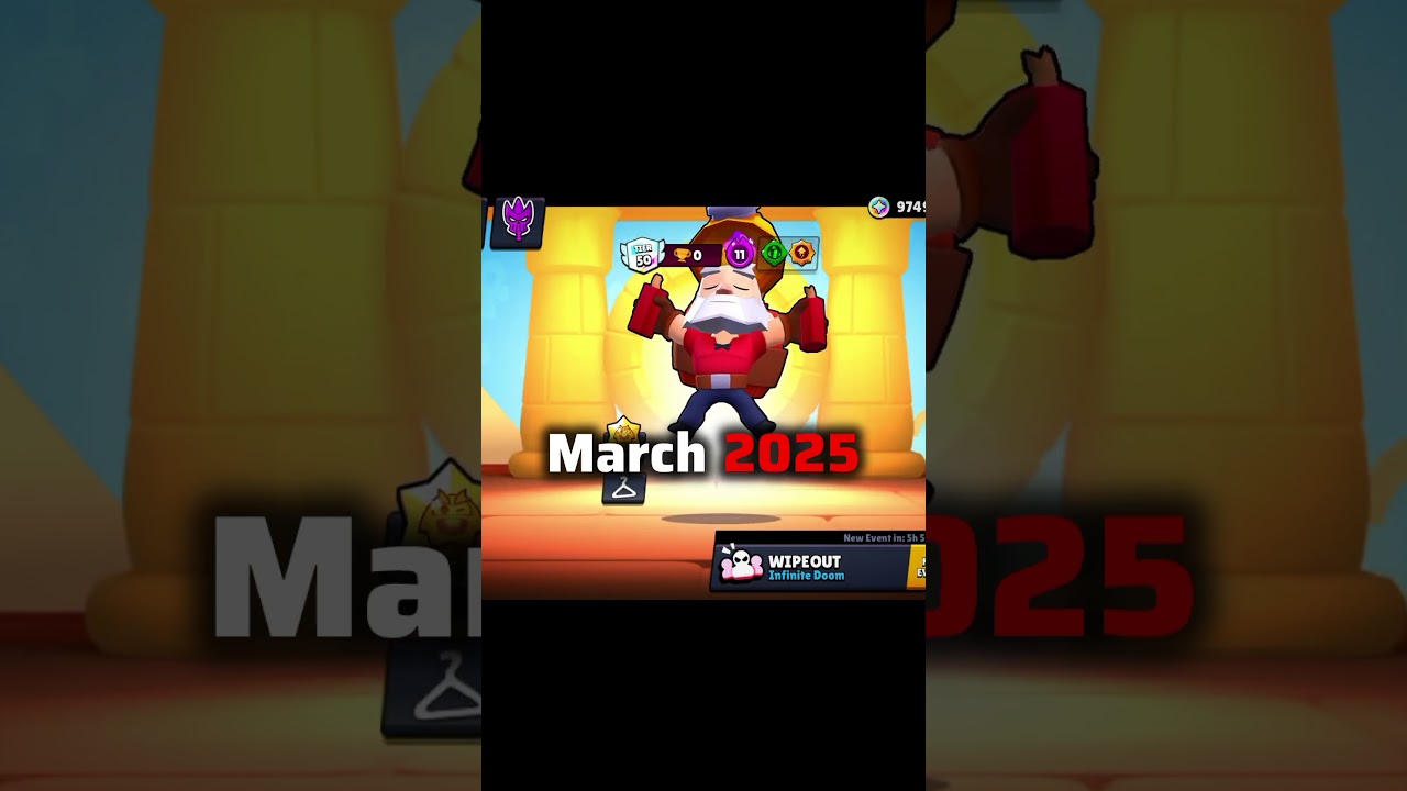 My trophies in May vs March 2025