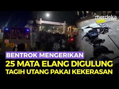 Debt Collector vs Warga Kudus: 25 Orang Diamankan, Mobil & Senjata Disita