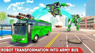 ARMY FLYING BUS ROBOT TRANSFORMATION ## LA LA GAMES screenshot 3