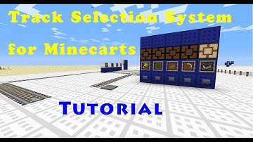 Track Selection System for Minecarts - Minecraft Tutorial