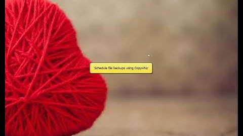 Windows: Schedule file copy for automatic backups in Windows using Copywhiz
