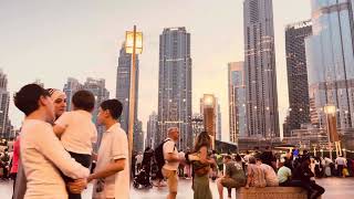 Evening @ Duabi downtown #travel #duabi #burjkhalifa 