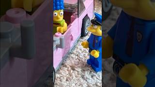 Tough Moms: Marge made a cop cry! #simpsons #lego #stopmotion #adamferrara #djhuntsofficial #comedy