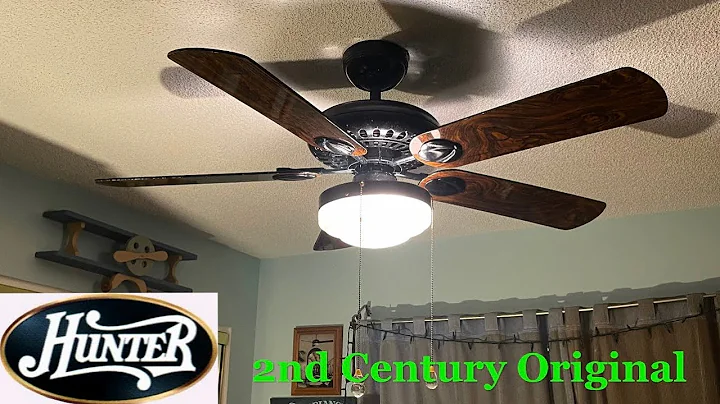 52" Hunter 2nd Century Original Ceiling Fan (Rosewood Blades)