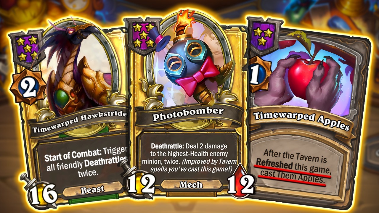 Winning Before the Fight Starts?! Photobomber Mech Build | Hearthstone Battlegrounds