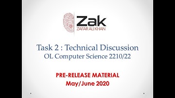 Technical Discussion TASK 2 - OL PRM M/J 2020