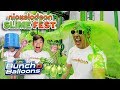 WE GOT SLIMED AT NICKELODEON SLIMEFEST!!! Bunch O Balloons Challenge!