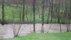 Pyrénées Comminges,pluie et neige font bon ménage pour alimenter la crue !