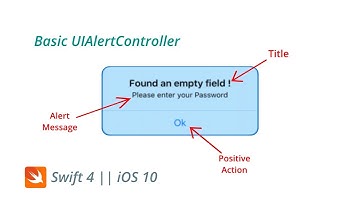 UIAlertController || Storyboard || Swift 4 || iOS 10