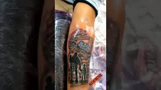 tatuaje familia padre e hijo