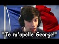 George speaks fluent french