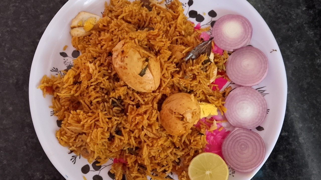 ಮೊಟ್ಟೆ ಬಿರಿಯಾನಿ 🤤🔥||Egg biryani recipe 👌🤤