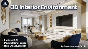 Ultra Photorealistic 3D Interior Environment | Modern CGI Visualization