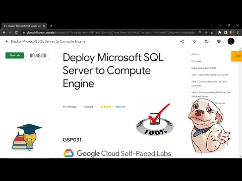 Deploy Microsoft SQL Server to Compute Engine || [GSP031] || Solution
