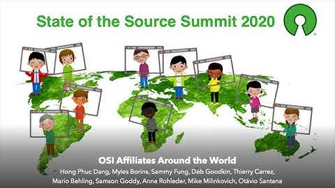 State of the Source 2020: OSI Affiliates Around the World