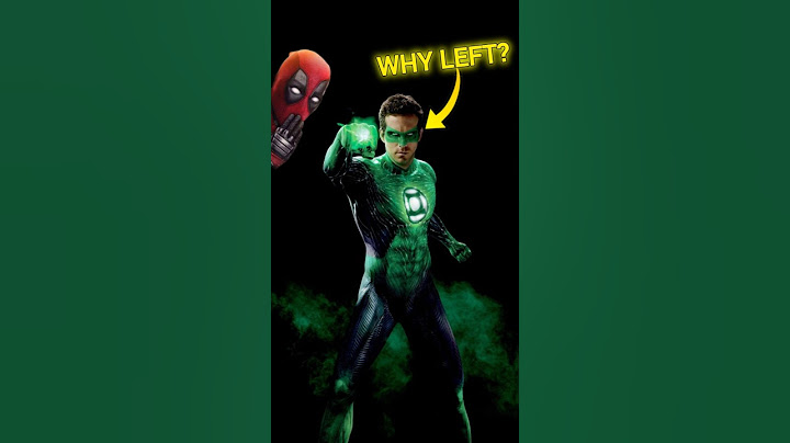 Why did Ryan Reynolds refuse to play Green Lantern in DC?😮