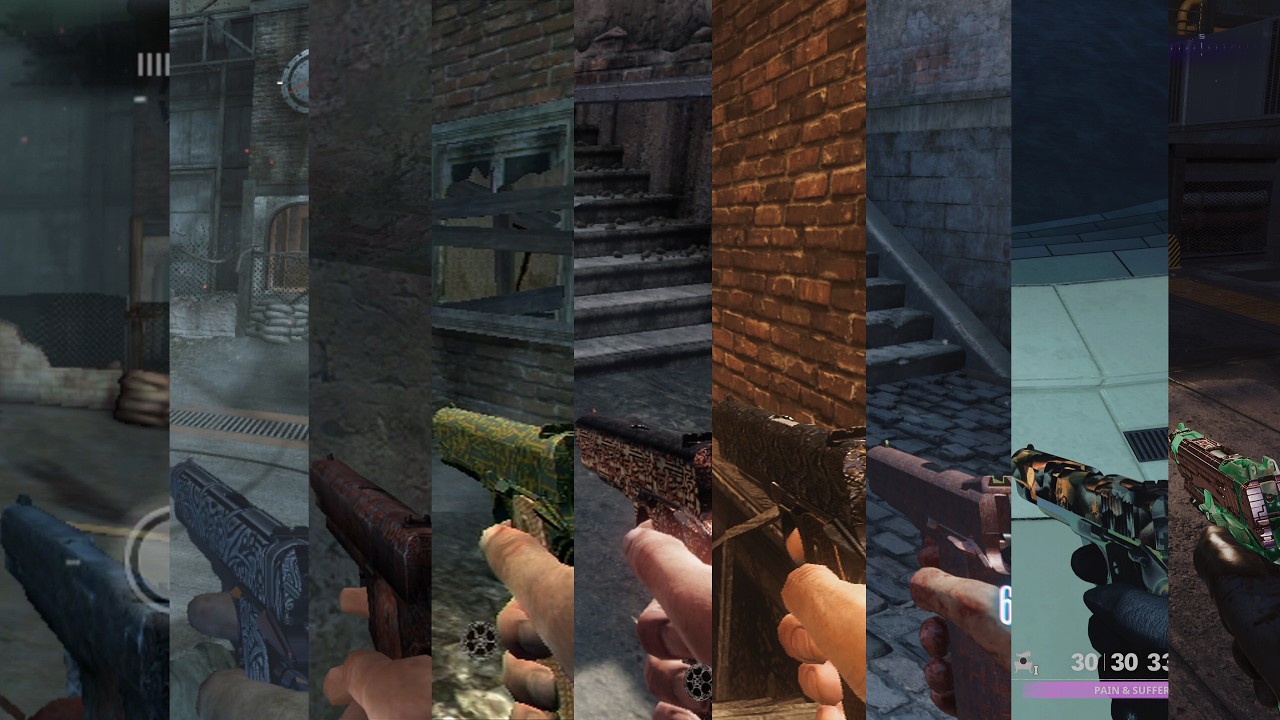 Call of Duty Zombies M1911/Upgraded Evolution (WAW,BO1,BO2,BO3,WW2
