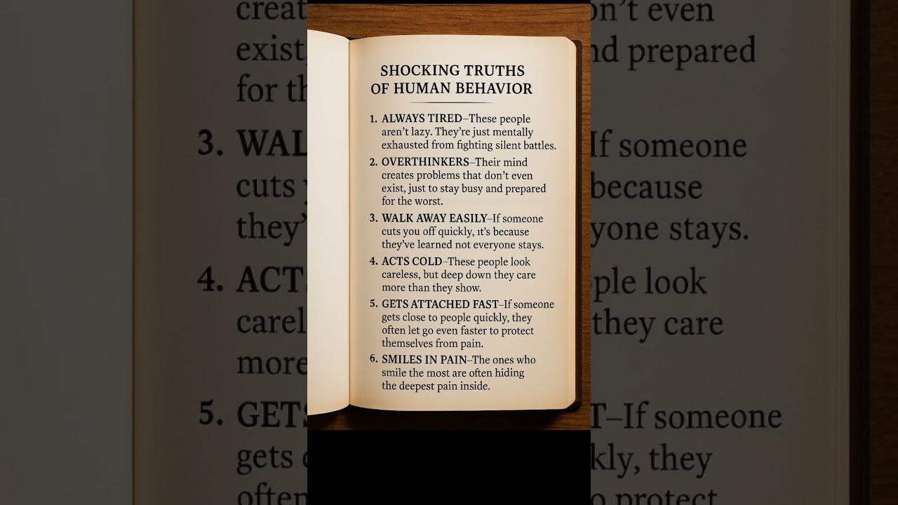 Truth of human behaviour | 