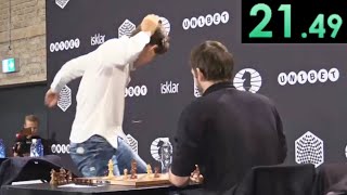 The Fastest Losses of Magnus Carlsen's Career