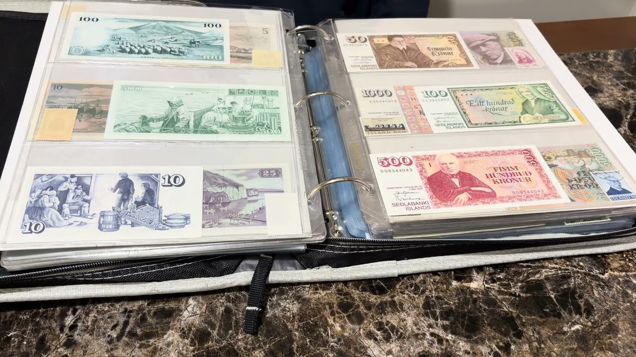 Iceland 🇮🇸 1957-2001 Bank Notes. 