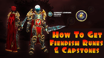 AQ3D How To Get Fiendish Runes & Capstones FAST! AdventureQuest 3D