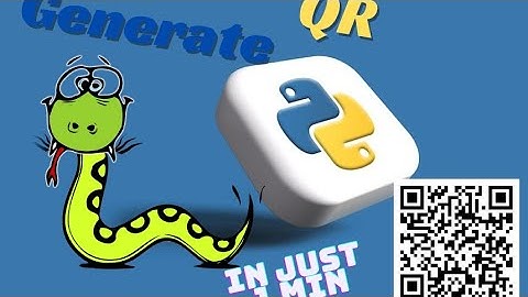 Create a QR code In just One minute using Python🐍🐍 #python #QRcode  #coding