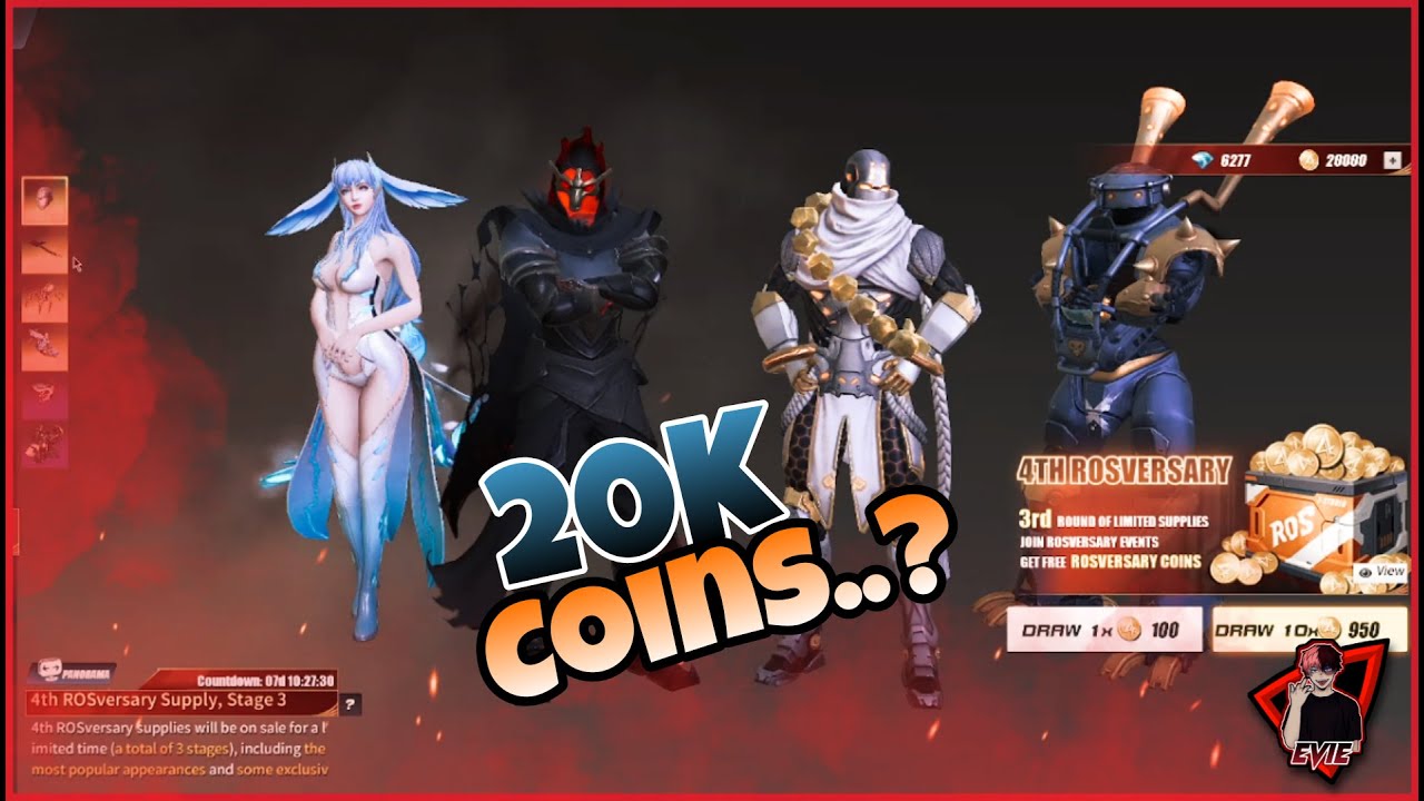 Spending Ros 4th Anniversary Supply Coins | Bad Luck 😢