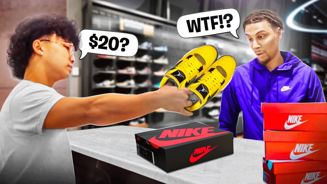 I Finessed Him For His Shoes! - YouTube