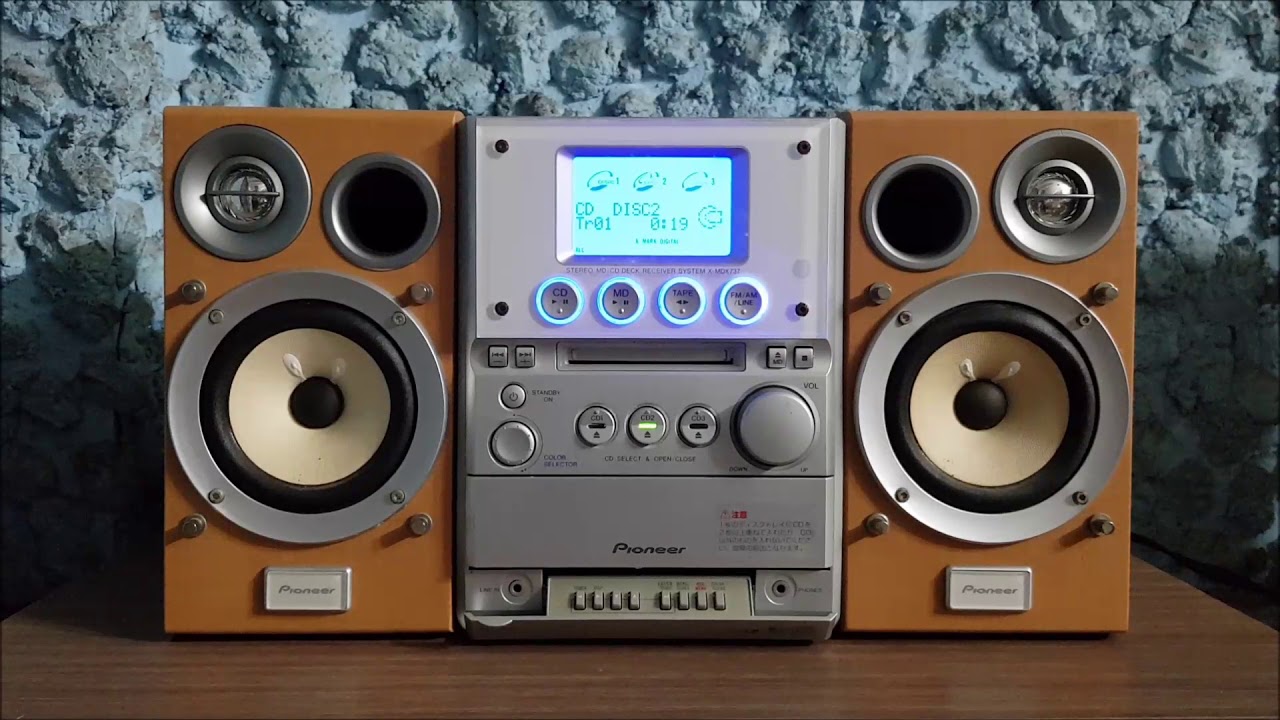 Dàn Mini Nhật Dòng PIONEER XR-MDX737S (Zin 100%) - YouTube
