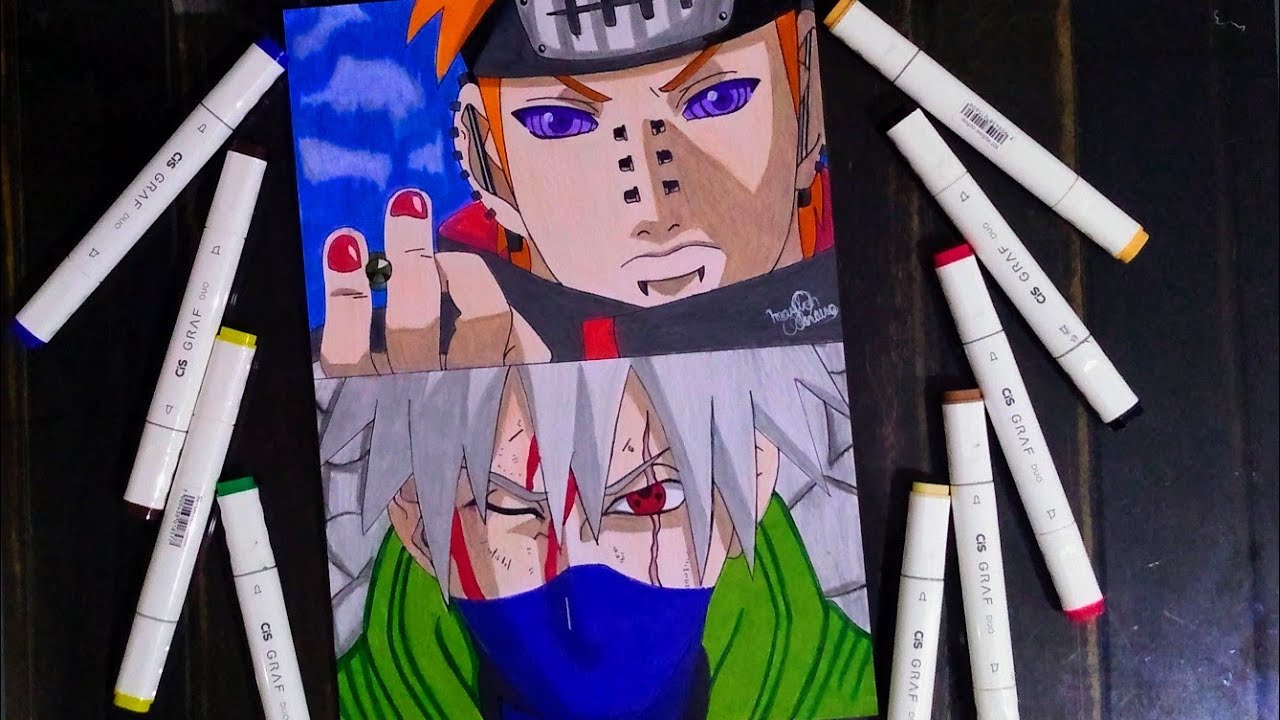 Speed Drawing Obito Uchiha [ Naruto Shippuden ] Desenhando Obito 