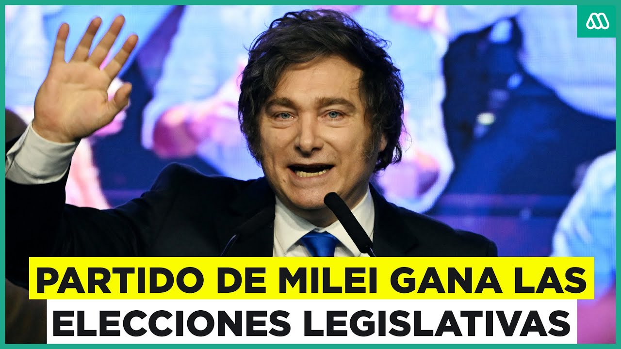 Partido de Javier Milei gana las elecciones en Argentina - YouTube