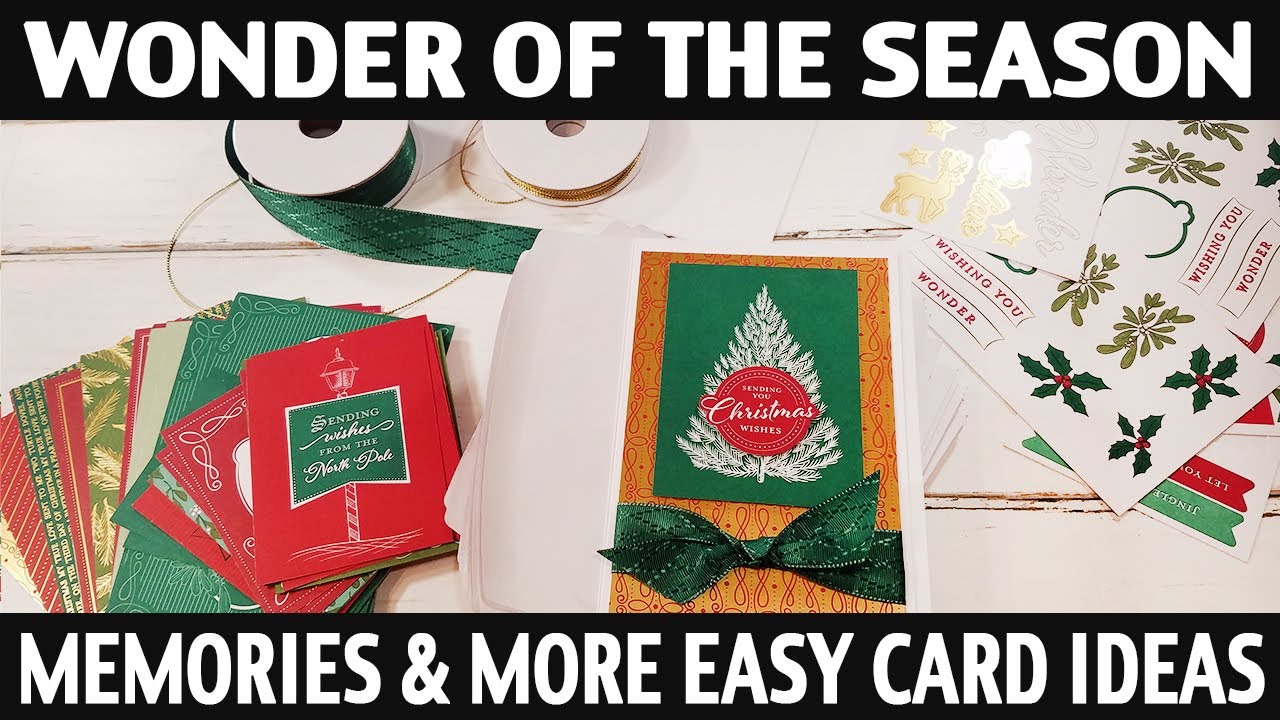 Stamping Jill - Wonder of the Season Memories & More Easy Card Ideas