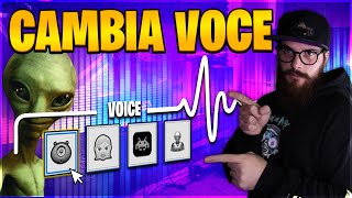 CAMBIA VOCE in live GRATIS con CLOWNFISH! Effetti voce | OBS - Discord - Google Meet | Voice Changer screenshot 1