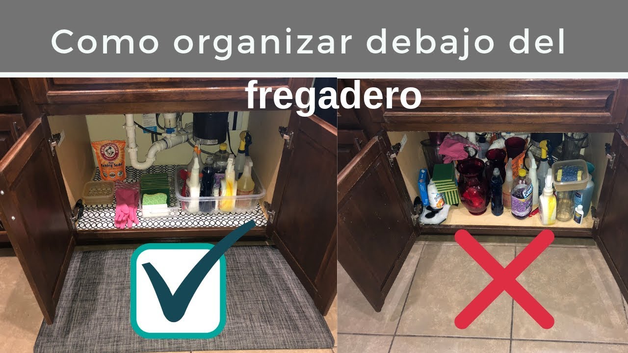 ORGANIZAR EL BAJO FREGADERO 